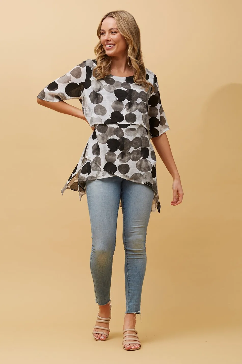 RUTH DOUBLE LAYERED TOP