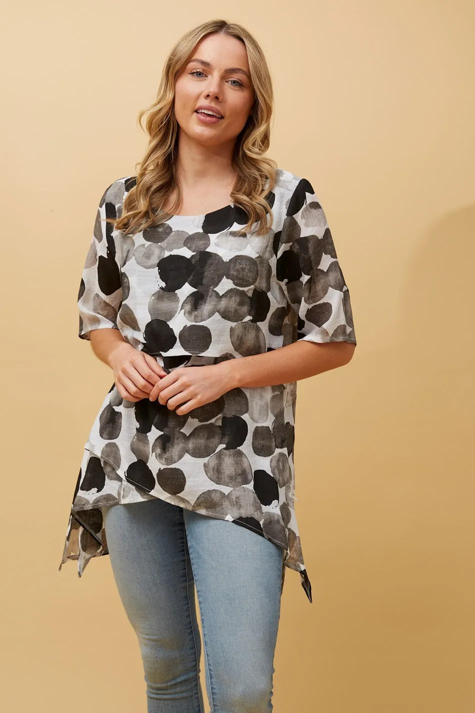 RUTH DOUBLE LAYERED TOP