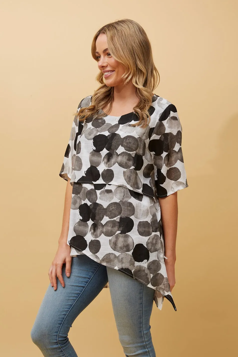 RUTH DOUBLE LAYERED TOP