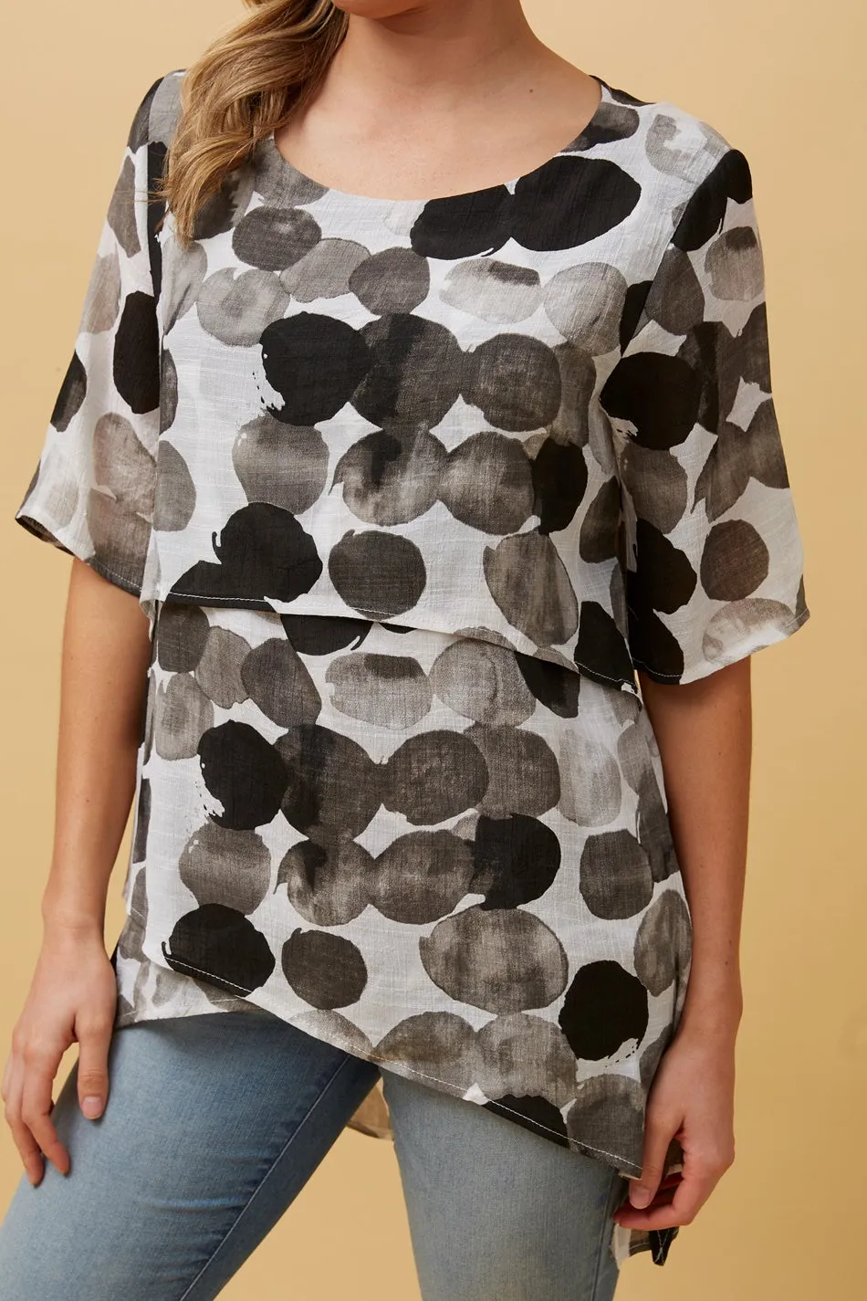 RUTH DOUBLE LAYERED TOP