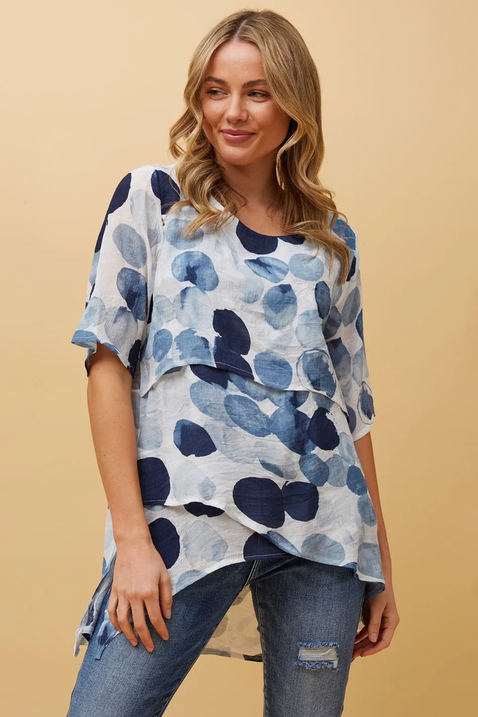 RUTH DOUBLE LAYERED TOP