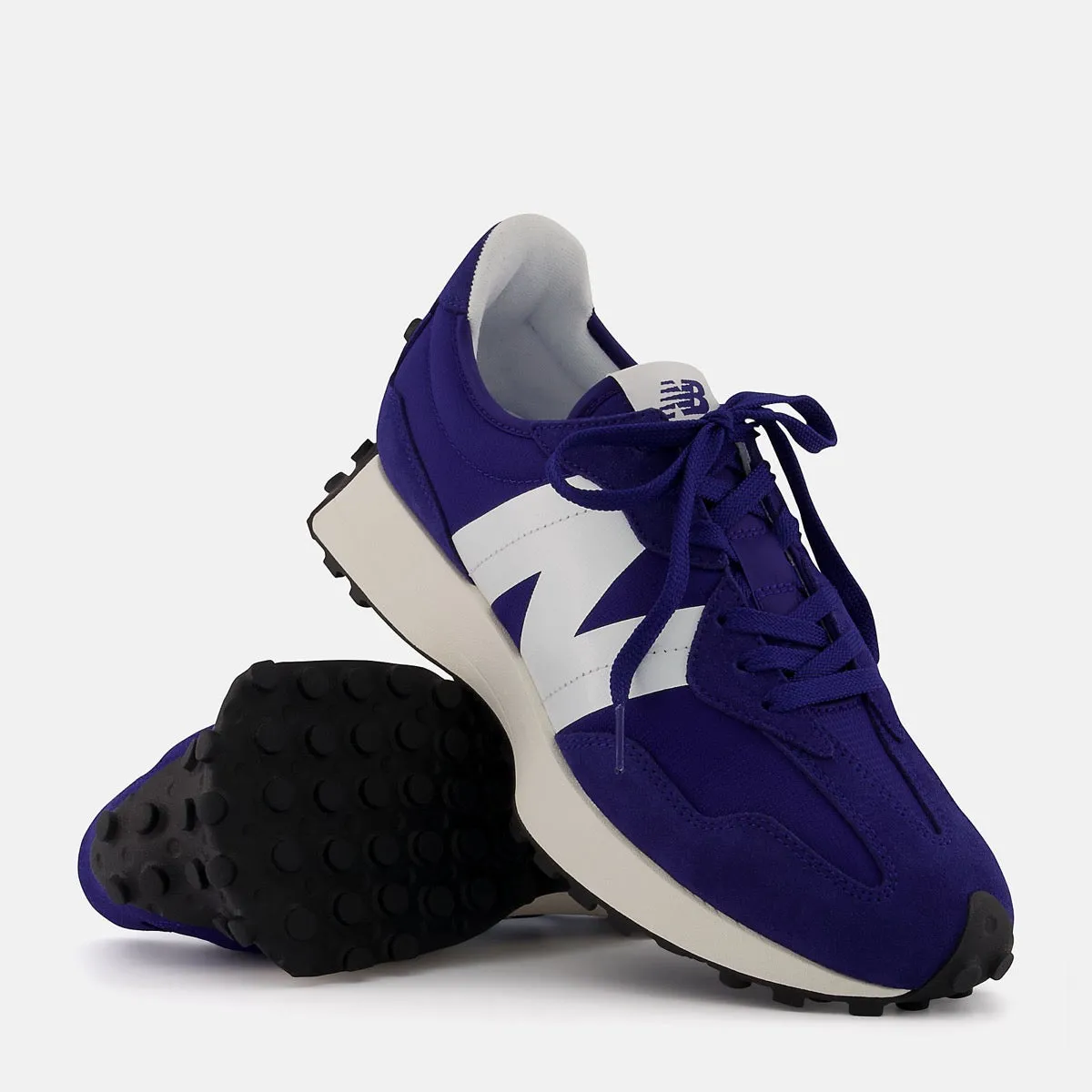Scarpe Uomo NEW BALANCE Sneakers 327 in Suede e Mesh colore Victoria Blue