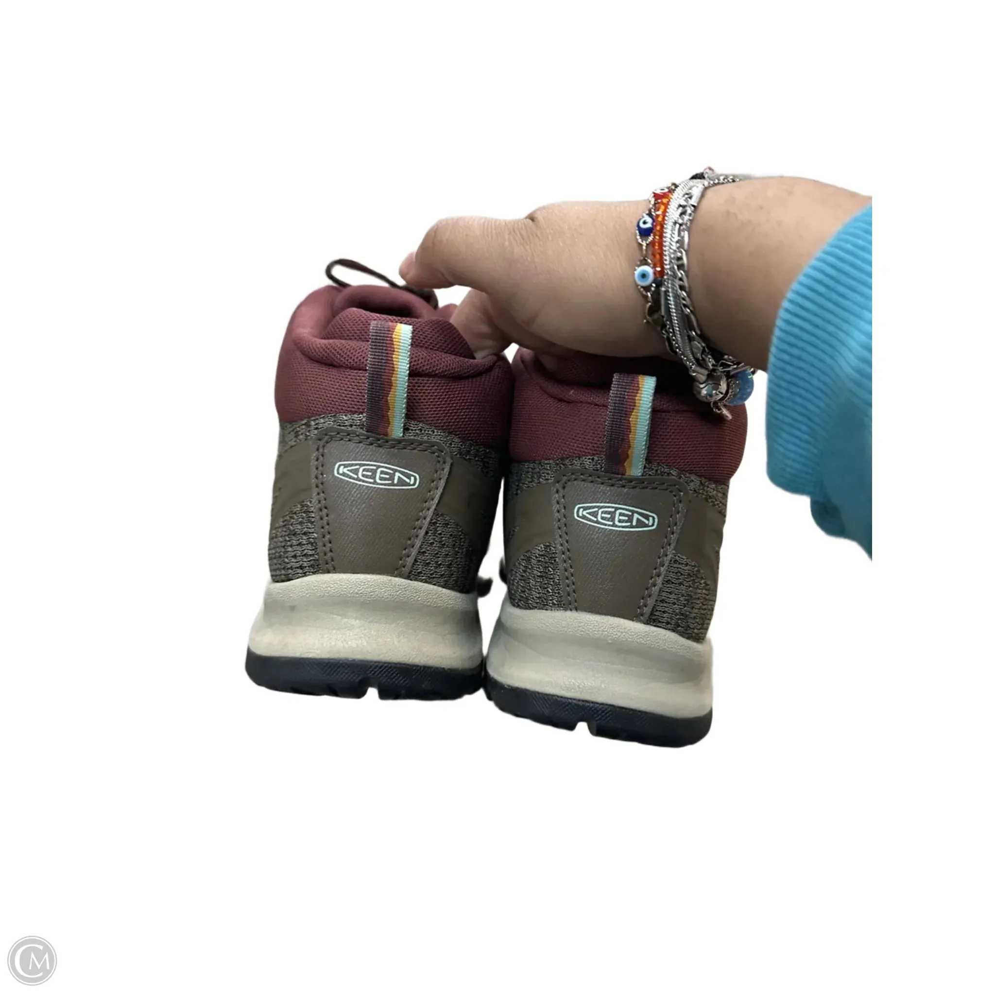 Shoes Hiking By Keen In Brown, Size: 9.5