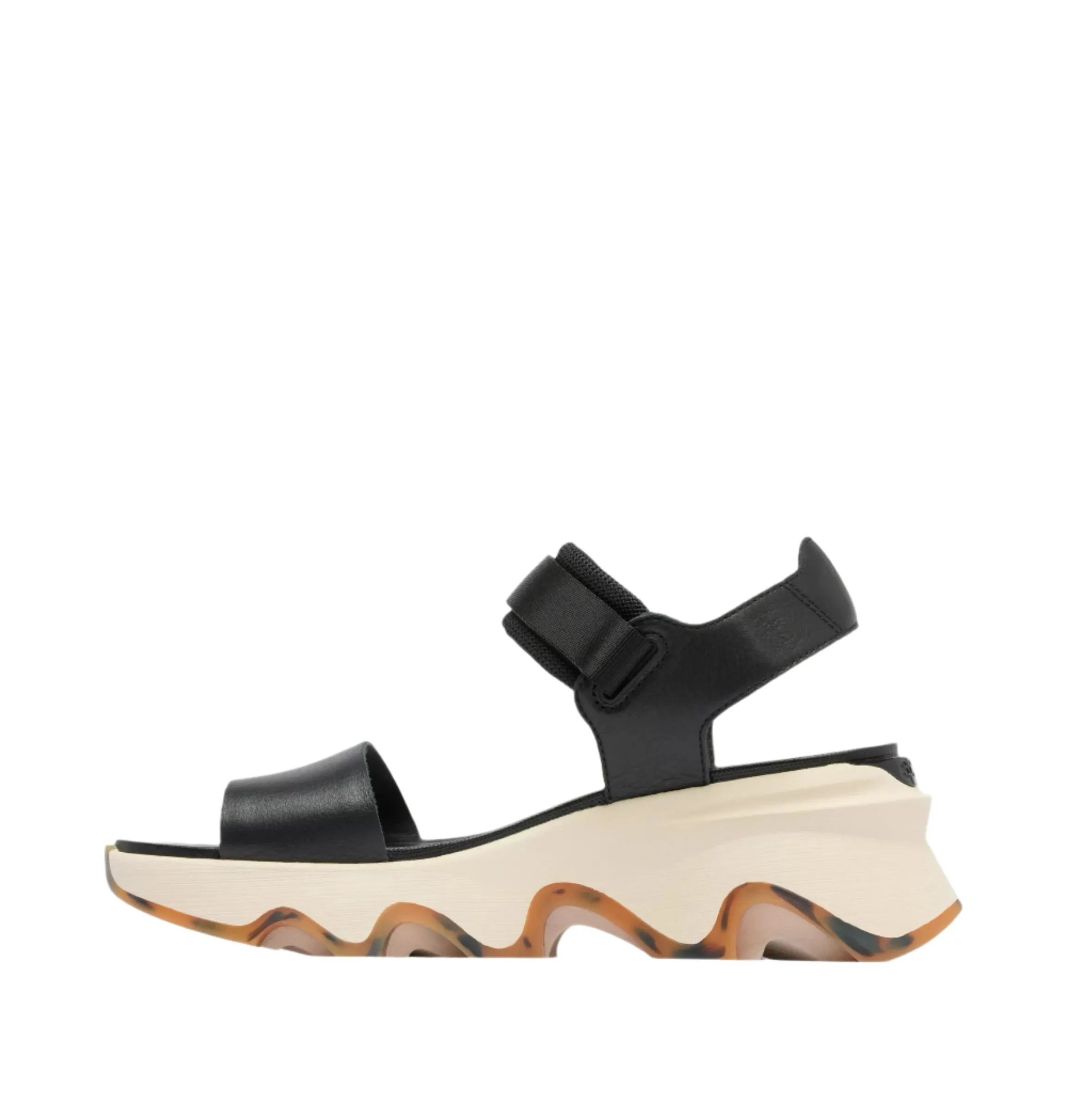 Sorel Women's Kinetic Y-Strap Wedge Sandal - Black