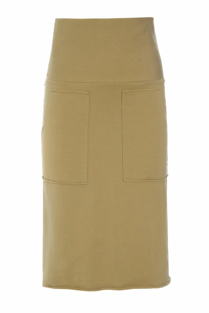 SWEAT SKIRT - 73013 - OLIVE