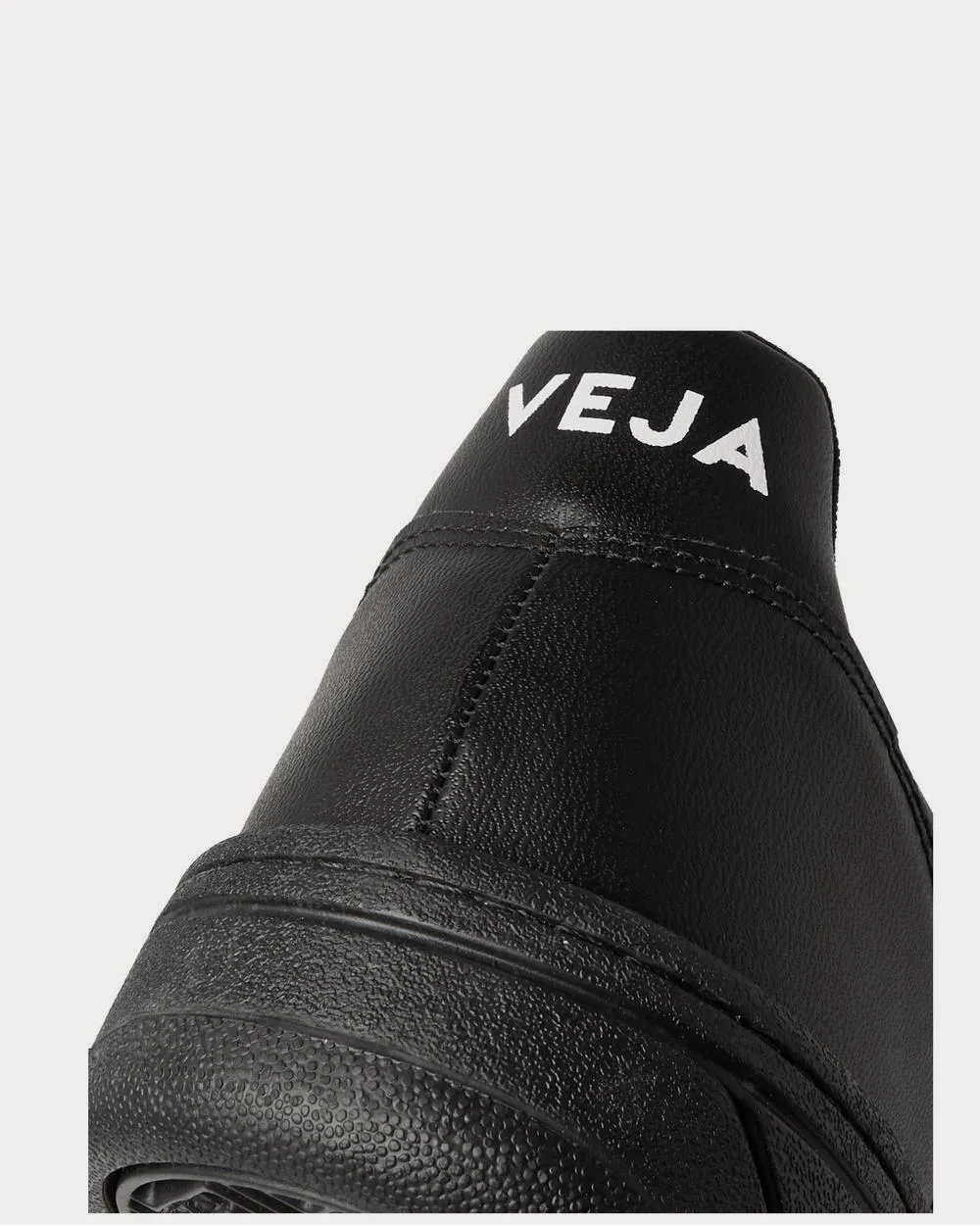 V-10 CWL Faux Leather  Black low top sneakers