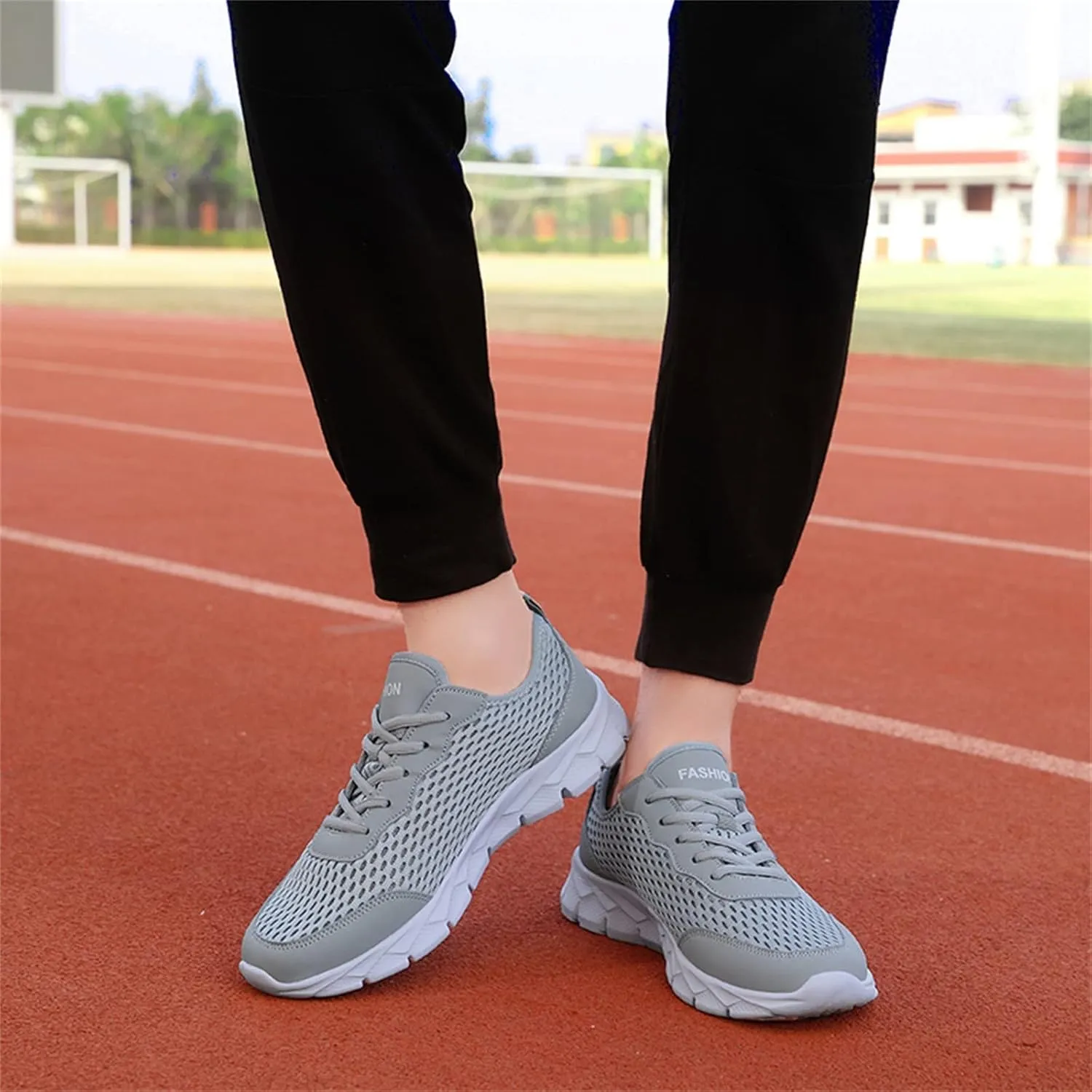 Womens Walking Shoes Lace Up Lightweight Memory Foam Cheer Tennis Shoes Men Slip On Slip On Shoes Casual Slip On Sneakers Waterproof Tennis Shoe Trainers Shoe