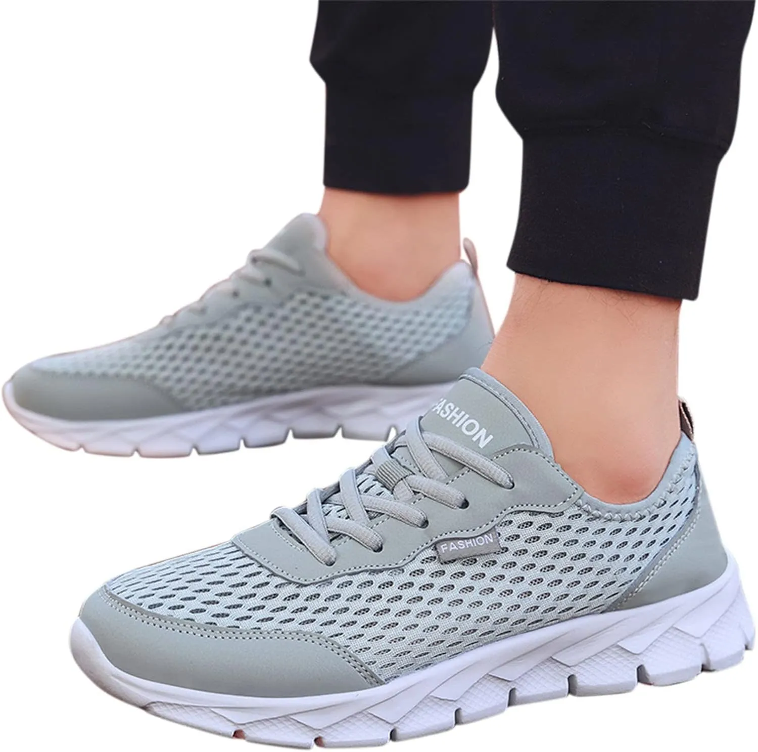 Womens Walking Shoes Lace Up Lightweight Memory Foam Cheer Tennis Shoes Men Slip On Slip On Shoes Casual Slip On Sneakers Waterproof Tennis Shoe Trainers Shoe